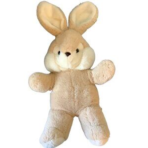 Vtg Cuddle Wit Beige Plush Easter Bunny Rabbit Stuffed Animal Toy 25" Tall